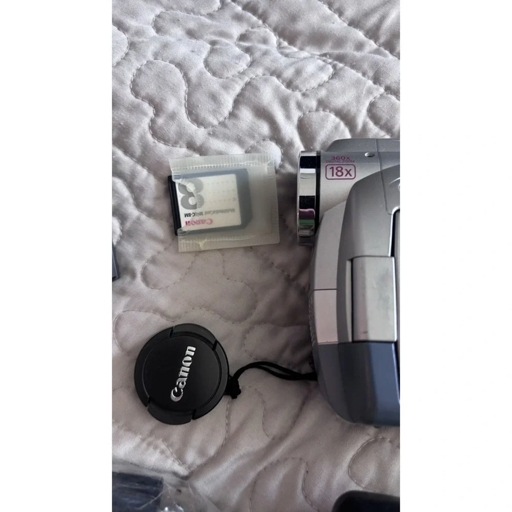 Canon ZR45mc Camcorder Digital Video 360xzoom mini Cassette Remote Cords Sd Wow